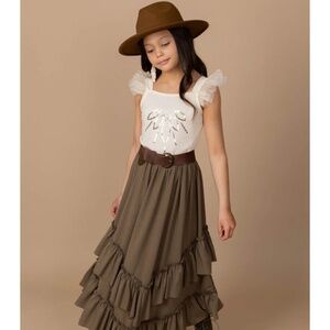 Terrea Skirt in Burnt Oregano
